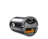 Baseus Tiny Star Mini Quick Car Charger USB 30W gray - 1348123 - zdjęcie 5